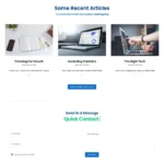 Business Coach Website Design with Free VPS Web Hosting