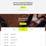 Fitness Website Design with Free VPS Web Hosting