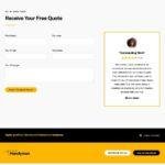 Handyman Website Design with Free VPS Web Hosting and Installation
