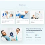 Dental Care Website Design with Free VPS Web Hosting
