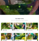 Hedge Trimming Website Design with Free VPS Web Hosting