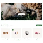 Pet Clothing Website Design with Free VPS Web Hosting