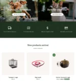 Pet Leashes Website Design with Free VPS Web Hosting