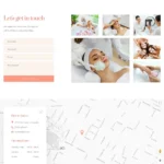 Body Treatments Website Design with Free VPS Web Hosting