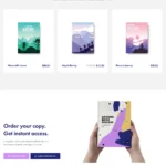 eBook Shop Website Design with Free VPS Web Hosting