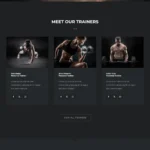 Workout Website Design with Free VPS Web Hosting