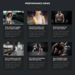 Fitness Website Design with Free VPS Web Hosting