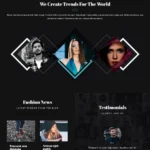 Vogue Service Website Design with Free VPS Web Hosting