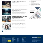 Business News Website Design with Free VPS Web Hosting