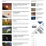 Science News Website Design with Free VPS Web Hosting