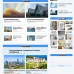 Architecture News Website Design with Free VPS Web Hosting