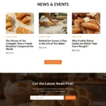 Bakery Business Website Design with Free VPS Web Hosting