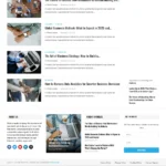 Business Blog Website Design with Free VPS Web Hosting