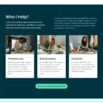 Life Coaching Website Design with Free VPS Web Hosting