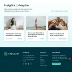 Life Coaching Website Design with Free VPS Web Hosting