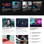 Music Magazine Website Design with Free VPS Web Hosting