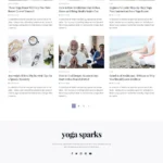 Yoga Blog Website Design with Free VPS Web Hosting