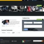Auto Repair Service Website Design with Free VPS Web Hosting