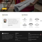 Construction Company Website Design with Free VPS Web Hosting