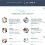 Dental Clinic Website Design with Free VPS Web Hosting