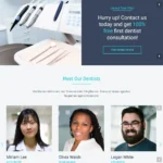 Dental Clinic Website Design with Free VPS Web Hosting