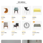 Furnishing Store Website Design with Free VPS Web Hosting