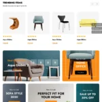 Furnishing Store Website Design with Free VPS Web Hosting