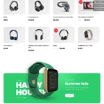 Gadget Shop Website Design with Free VPS Web Hosting