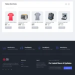 General Shop Website Design with Free VPS Web Hosting