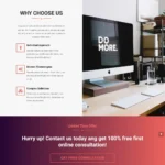 Modern Agency Website Design with Free VPS Web Hosting