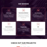Modern Agency Website Design with Free VPS Web Hosting
