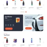 Paint Store Website Design with Free VPS Web Hosting
