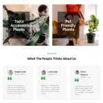 Plant Shop Website Design with Free VPS Web Hosting
