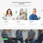 Psychological Clinic Website Design with Free VPS Web Hosting