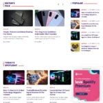 Tech Blog Website Design with Free VPS Web Hosting