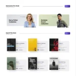 Book Shop Website Design with Free VPS Web Hosting