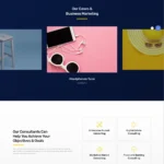 Business Consultation Website Design with Free VPS Web Hosting