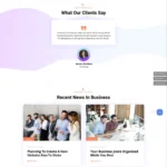 Business Service Website Design with Free VPS Web Hosting