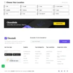 Classified Platform Website Design with Free Web Hosting