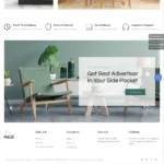 Decoration Shop Website Design with Free VPS Web Hosting