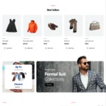 Fashion Clothing Website Design with Free VPS Web Hosting