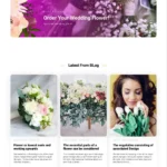 Flower Shop Website Design with Free VPS Web Hosting