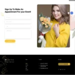 Flower Shop Website Design with Free VPS Web Hosting