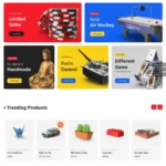 Hobby Shop Website Design with Free VPS Web Hosting