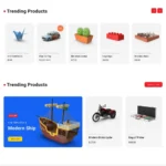 Hobby Shop Website Design with Free VPS Web Hosting