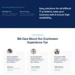 IT Service Website Design with Free VPS Web Hosting