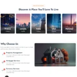Real Estate Marketplace Website Design with Free Web Hosting
