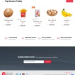 Supermarket Website Design with Free VPS Web Hosting