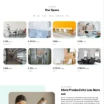 Working Space Website Design with Free VPS Web Hosting
