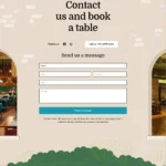 Bistro Website Design with Free Web Hosting